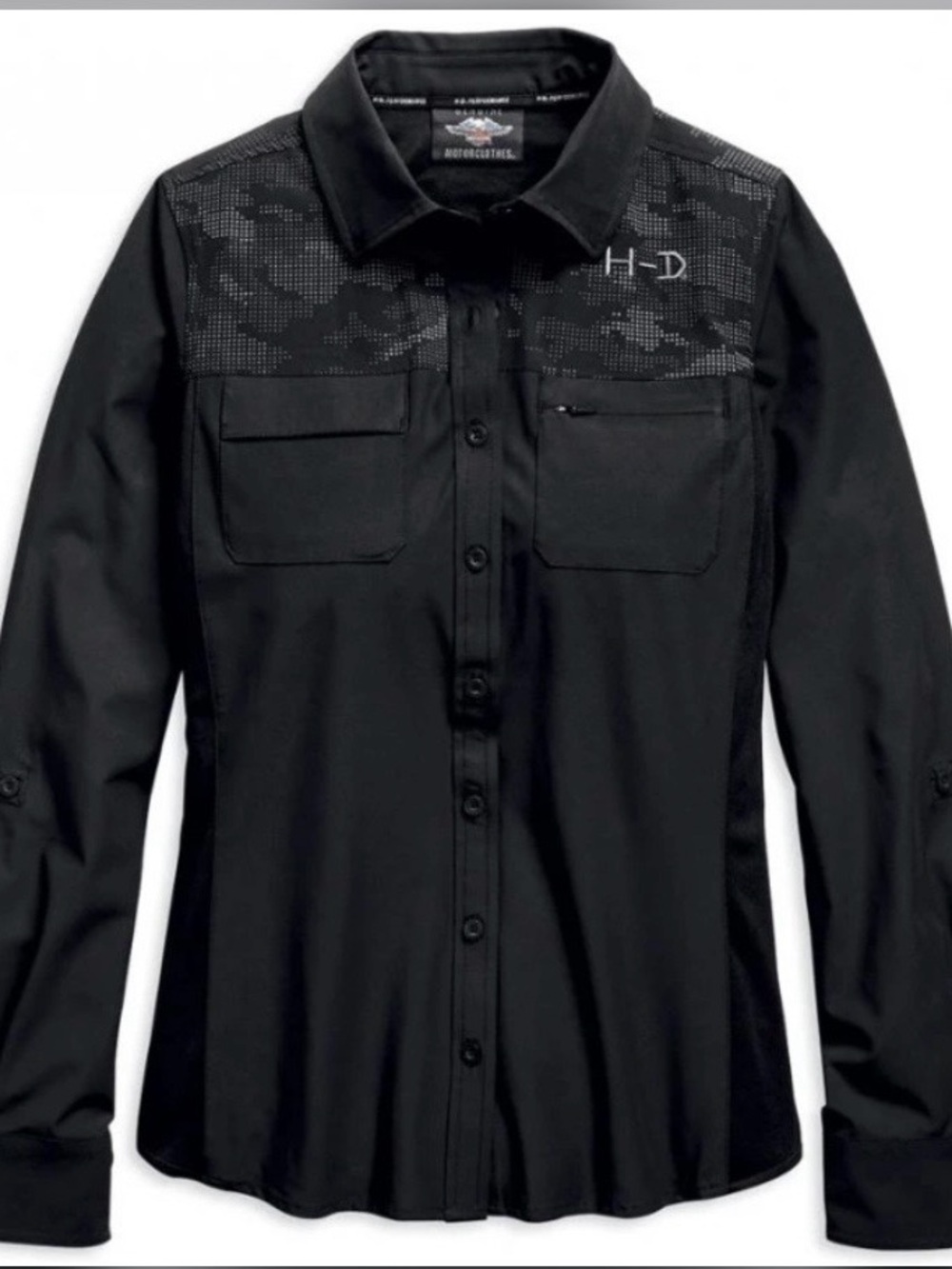 NWT Harley-Davidson womens performance Shirt Jacket wicking vent sz M